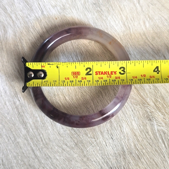 Natural Jade Bangle - Picture 8 of 10